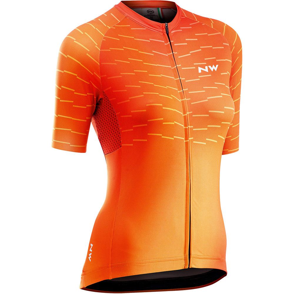 Northwave Blade Womens Jersey Short Sleeve - Siena Orange - Cyclop.in