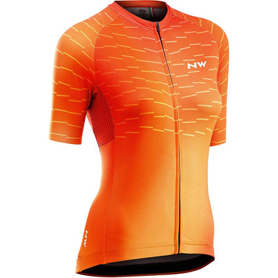Northwave Blade Womens Jersey Short Sleeve - Siena Orange - Cyclop.in