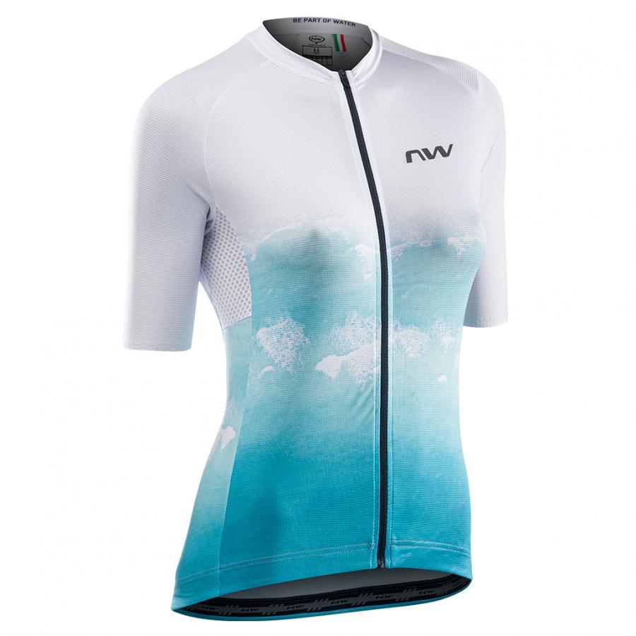 Northwave Woman Water Jersey - Ice/Light Blue - Cyclop.in