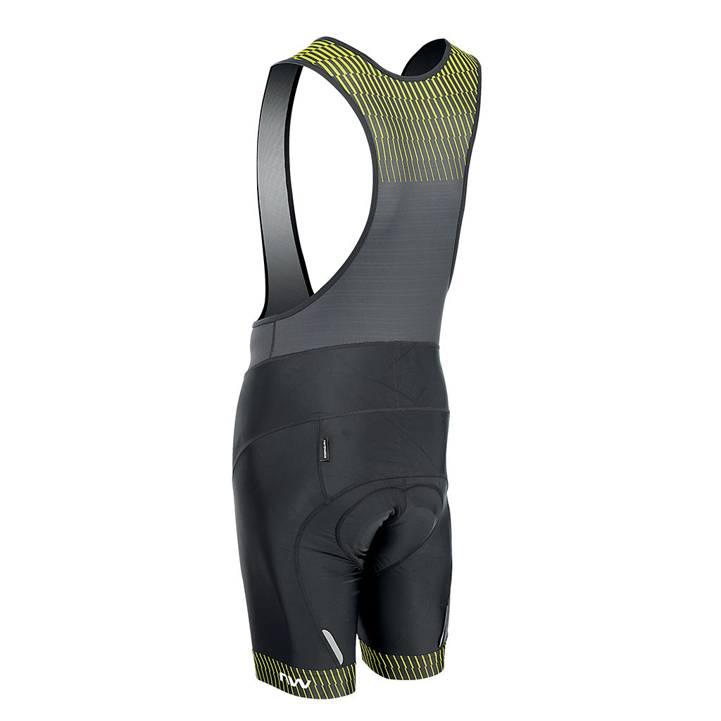 Northwave Origin Bibshorts 2022 - Black/Yellow Fluo - Cyclop.in