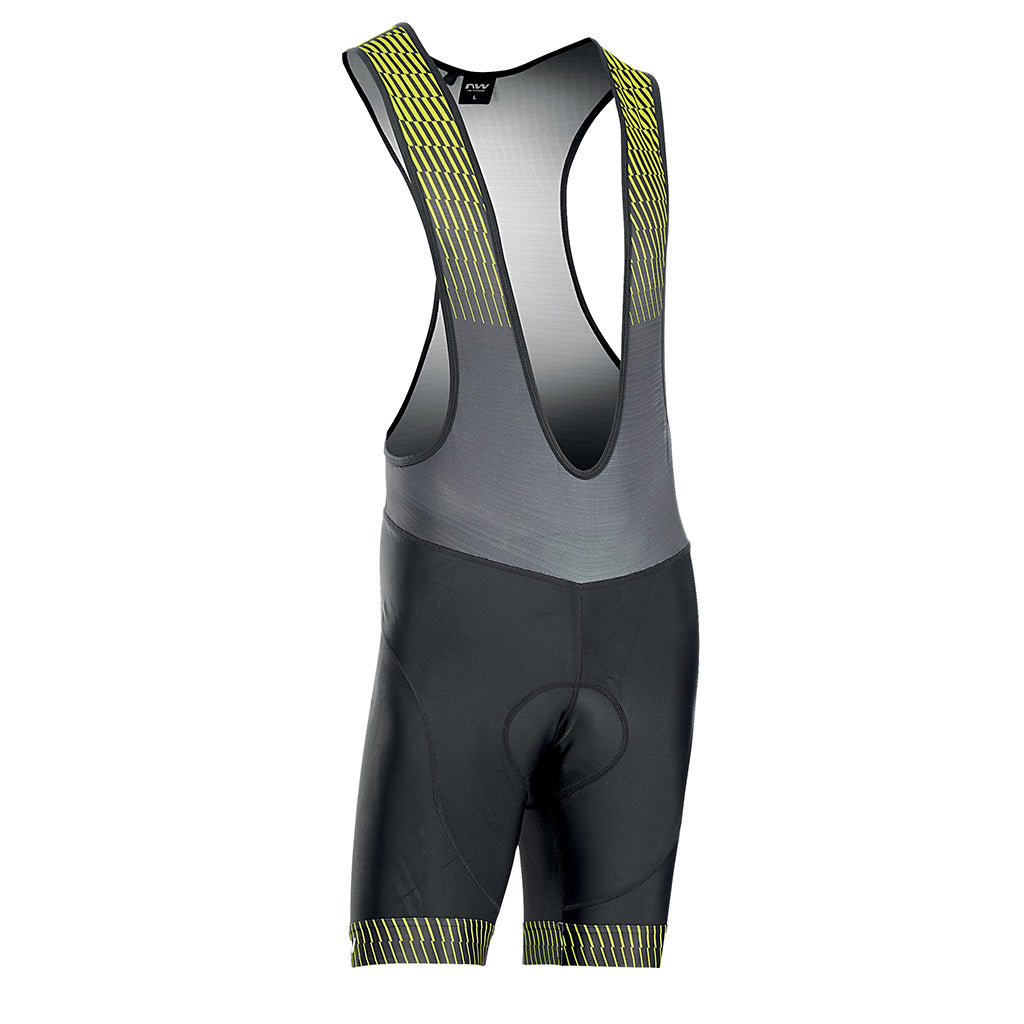 Northwave Origin Bibshorts 2022 - Black/Yellow Fluo - Cyclop.in