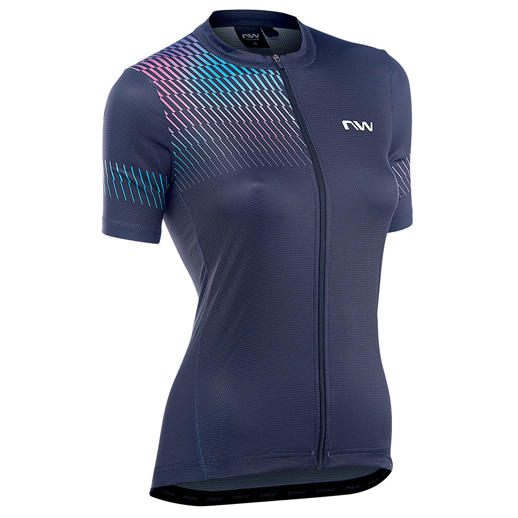 Northwave Womens Origin Jersey - Black/Iridescent - Cyclop.in