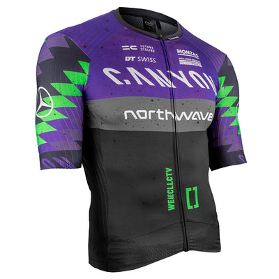 Northwave Canyon-Northwave Pro Team Jersey - Black/Purple - Cyclop.in