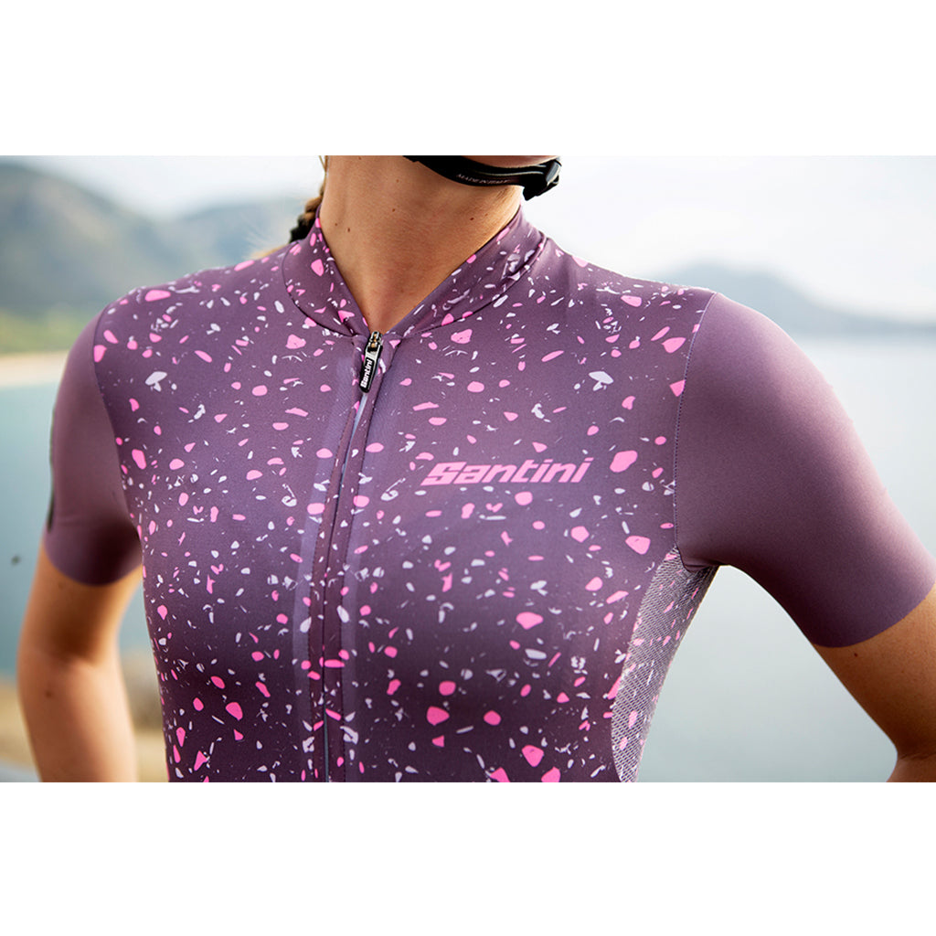 Santini Womens Delta Pietra Jersey - Cyclop.in