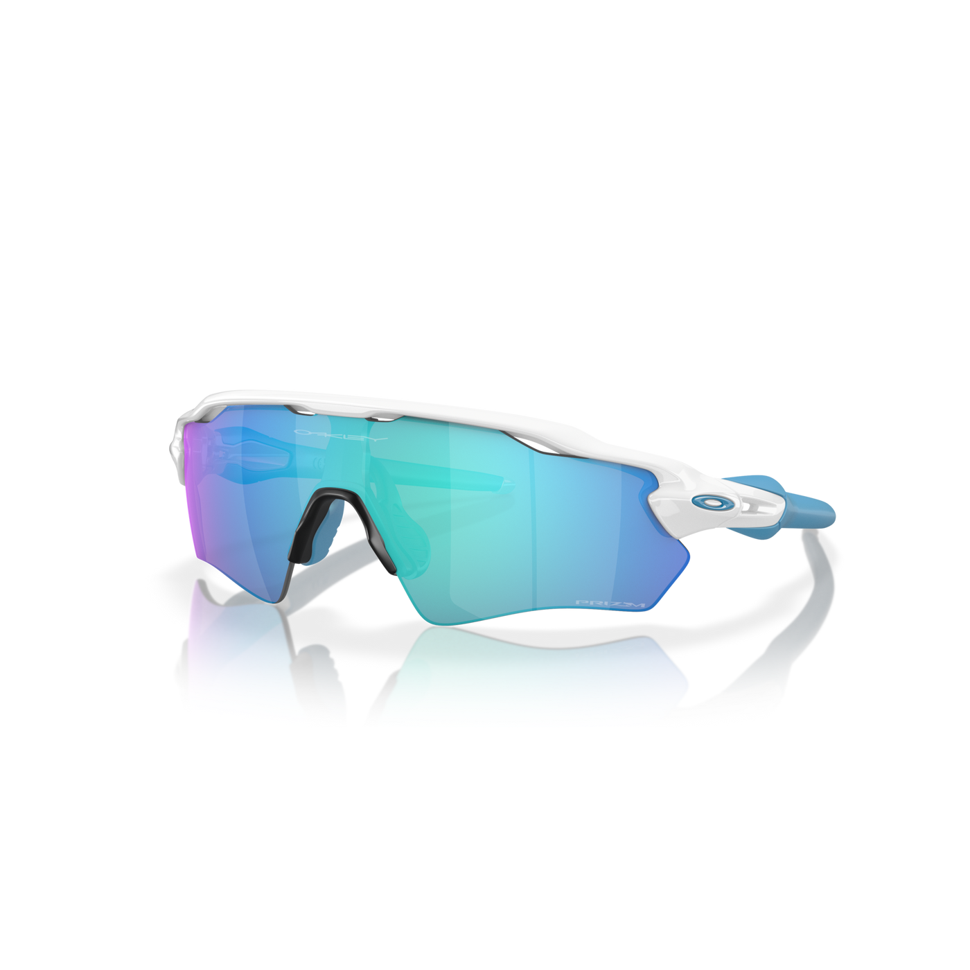 Oakley Radar EV XS Path Prizm Sapphire Lenses Polished White Frame - Cyclop.in