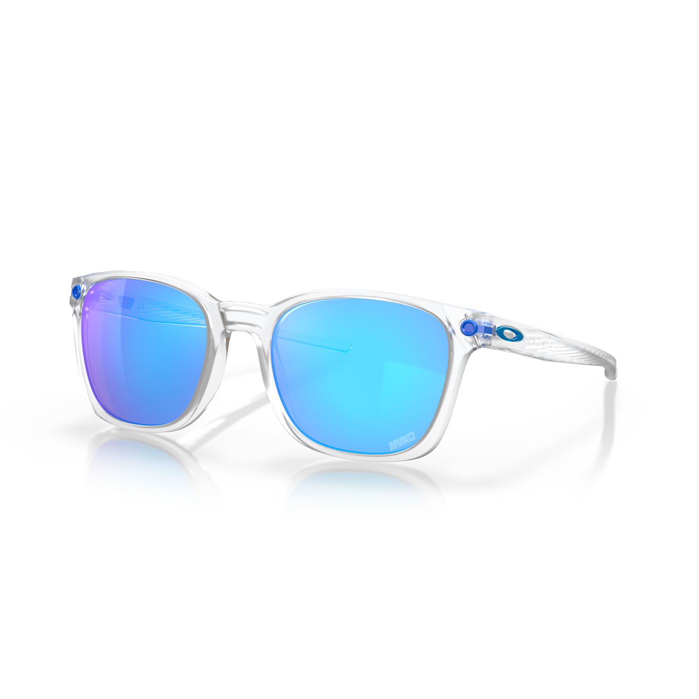 Oakley Ojector Prizm Sapphire Lenses Matte Clear Frame - Cyclop.in