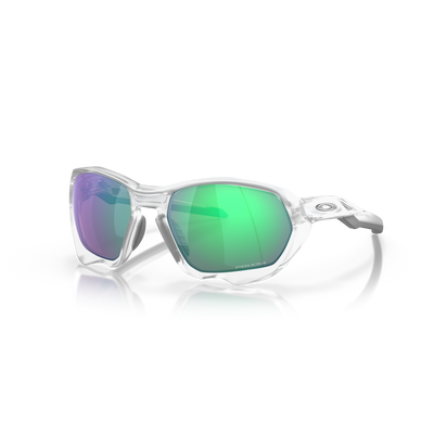 Oakley Plazma Prizm Road Jade Lenses Matte Clear Frame - Cyclop.in