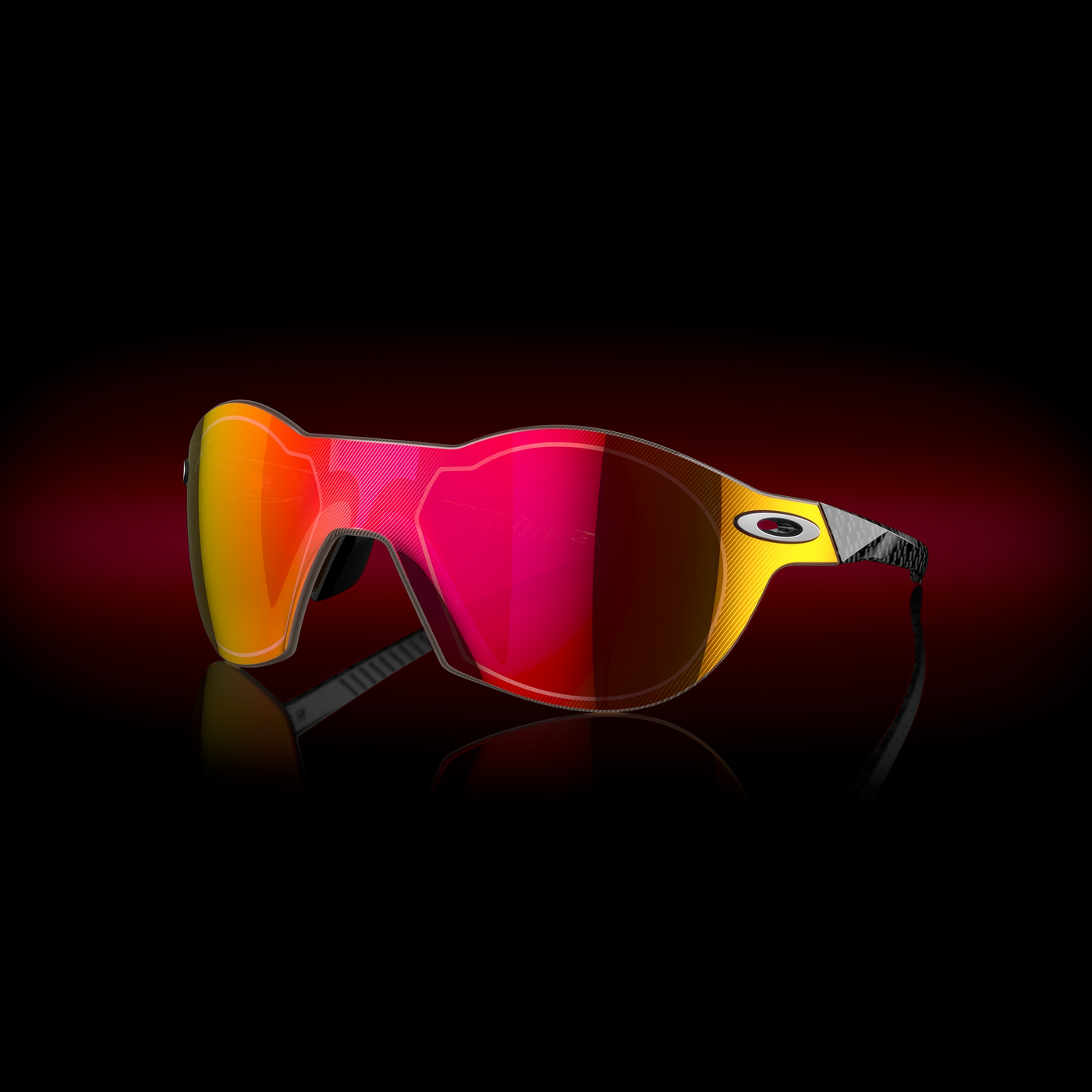 Oakley Re:SubZero Prizm Ruby Lenses Carbon Fiber Frame - Cyclop.in