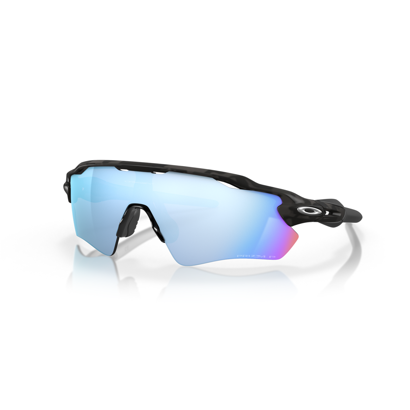 Oakley Radar EV Path Prizm Deep Water Polarized Lenses Matte Black Camo Frame - Cyclop.in
