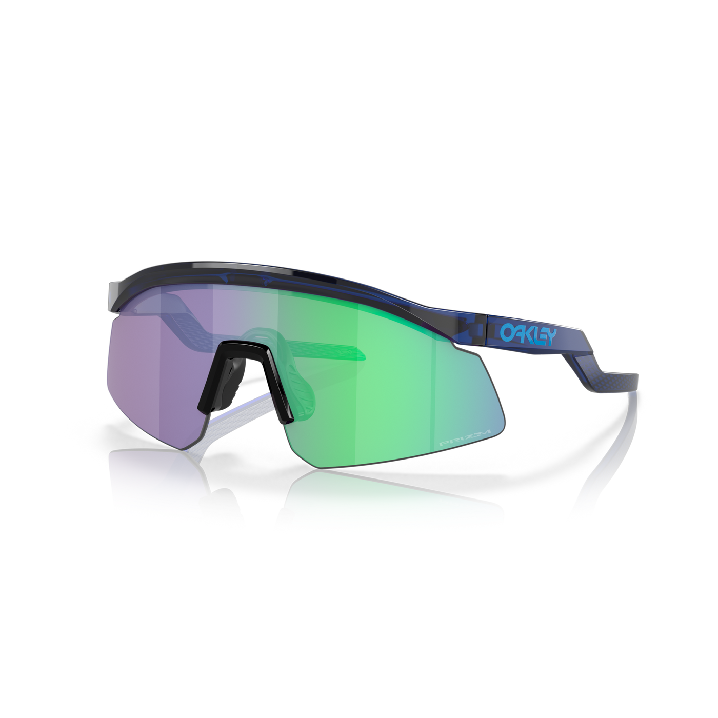 Oakley Hydra Crystal Prizm Jade Lenses Translucent Blue Frame - Cyclop.in