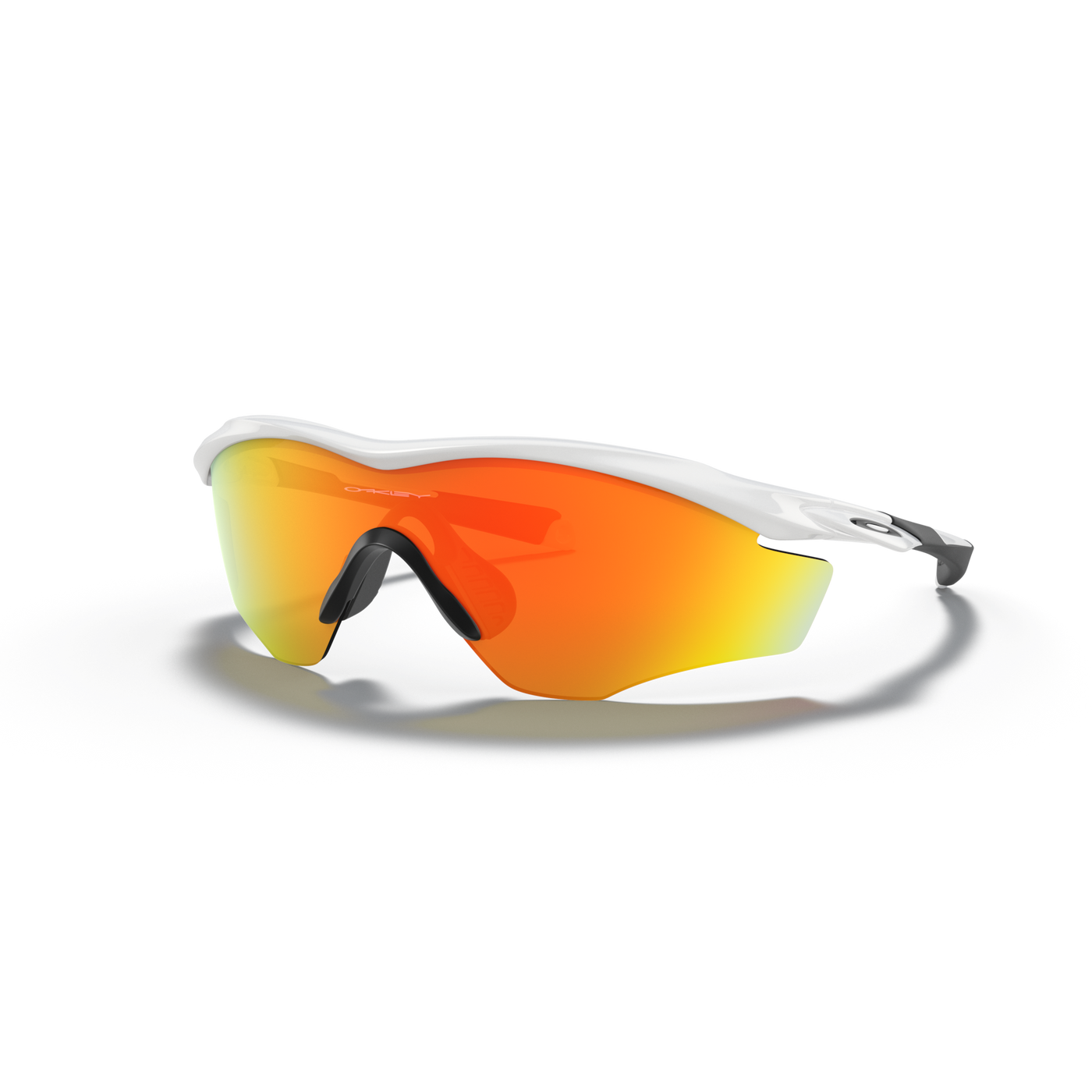 Buy Oakley M2 Frame XL Fire Iridium Lenses Polished White Frame Cyclop.in