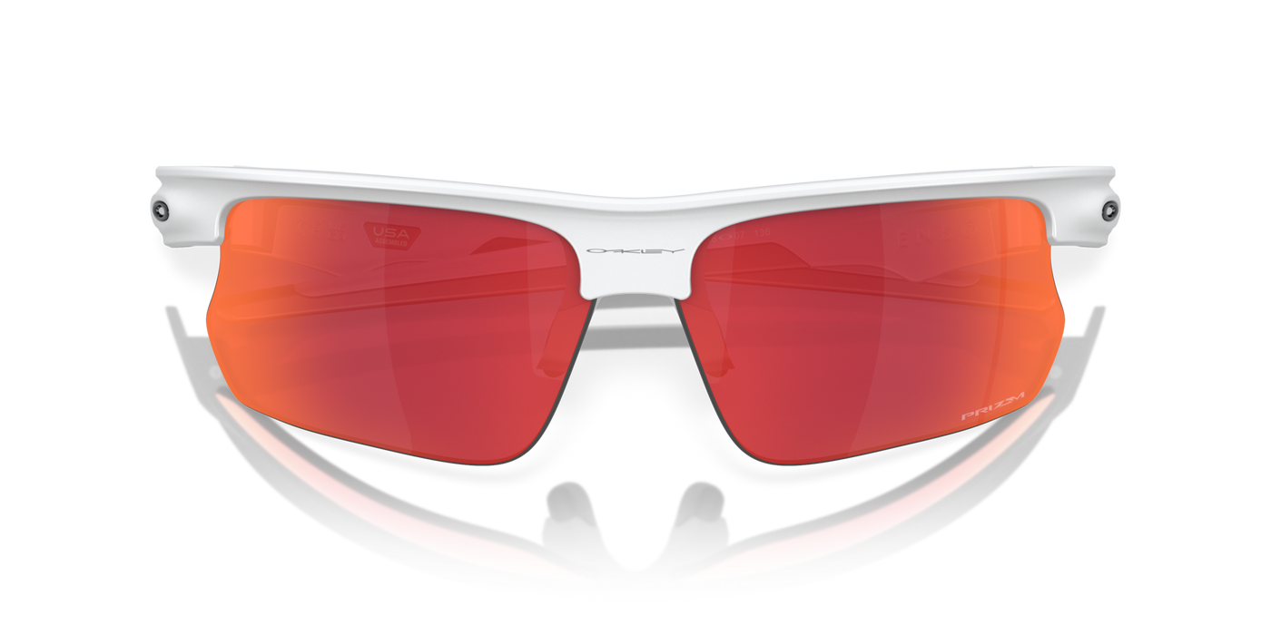 Oakley Bisphaera Matte White Prizm Field Lenses - Cyclop.in
