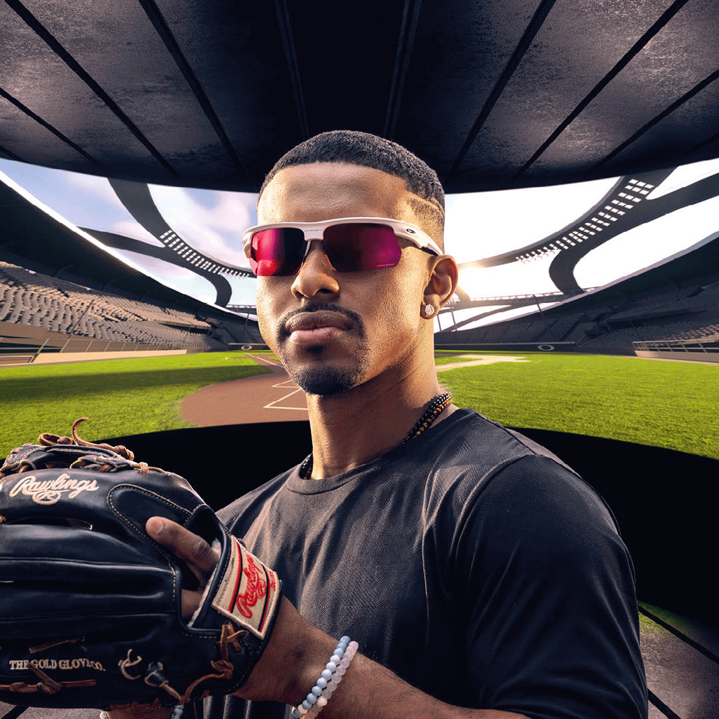 Oakley Bisphaera Matte White Prizm Field Lenses - Cyclop.in