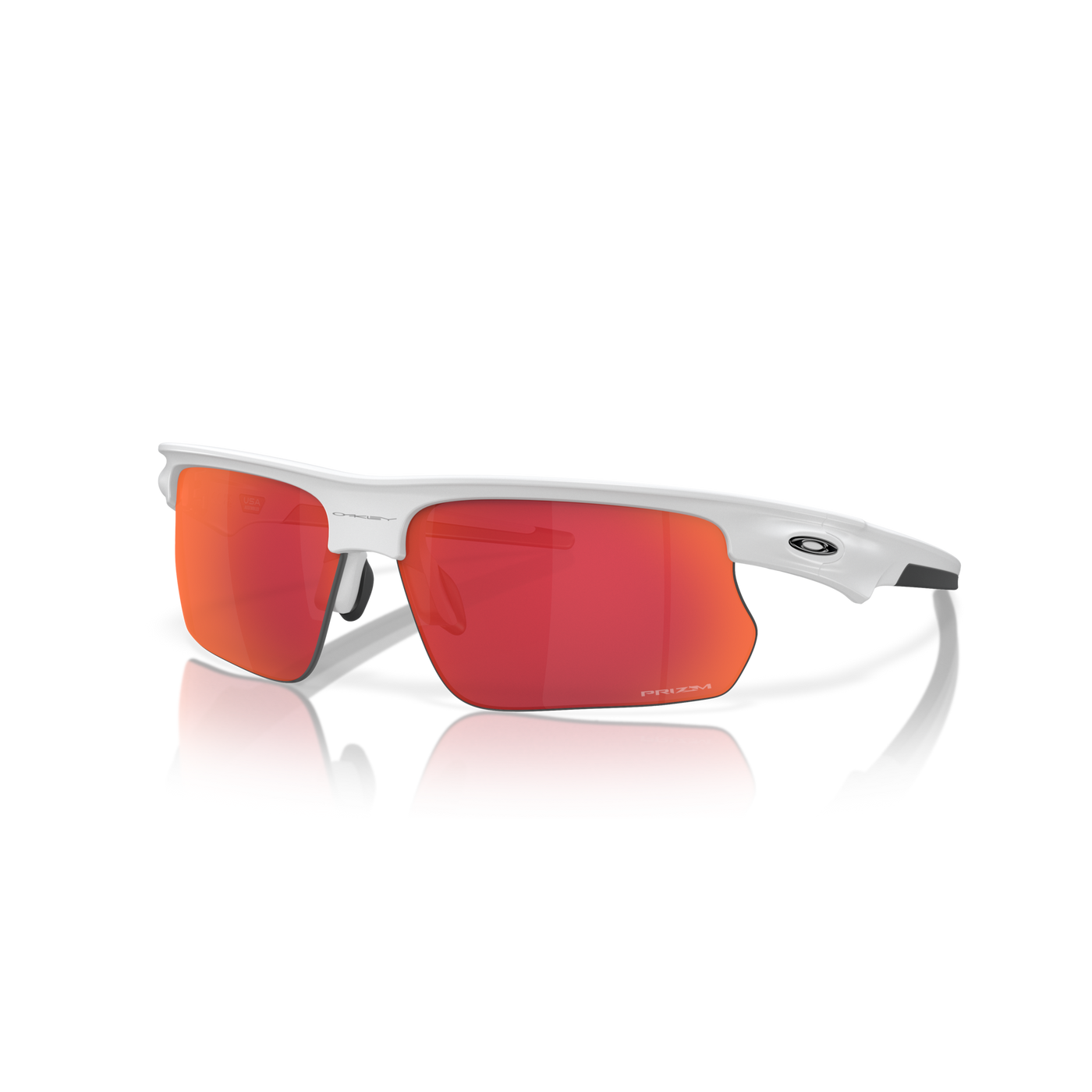 Oakley Bisphaera Matte White Prizm Field Lenses - Cyclop.in