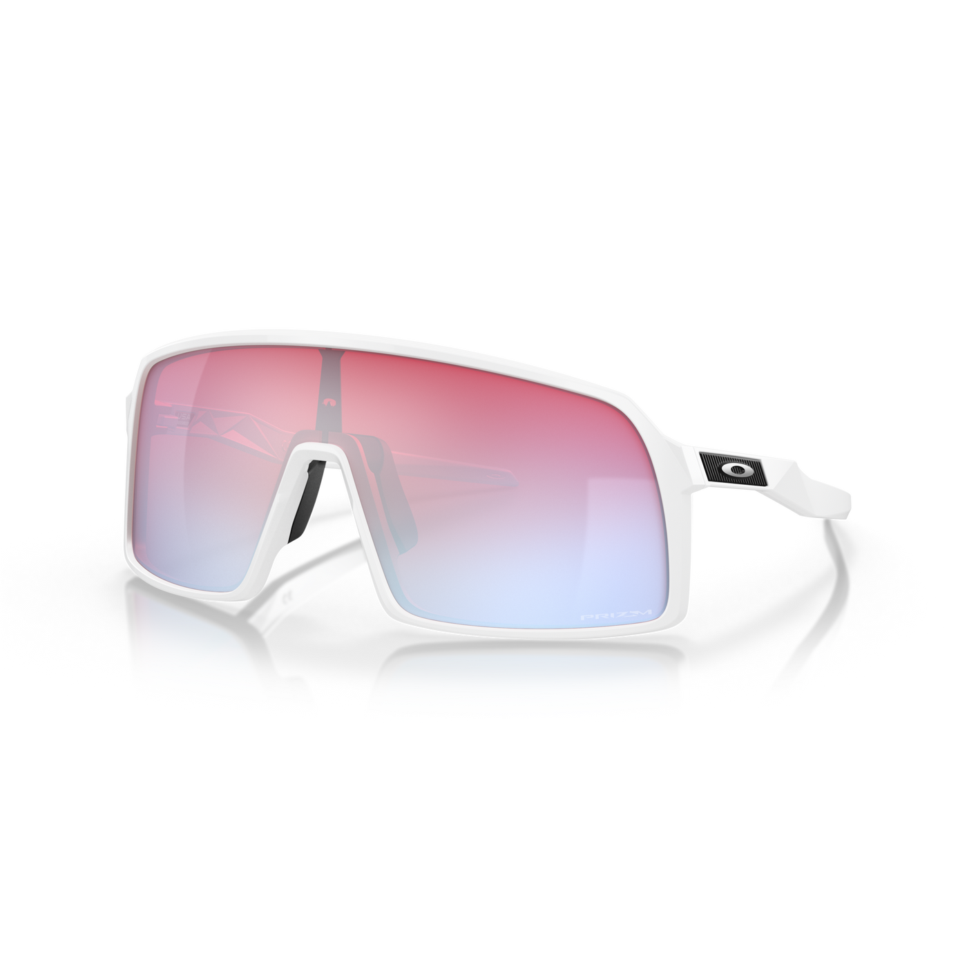 Oakley Sutro Prizm Snow Sapphire Lenses Polished White Frame - Cyclop.in