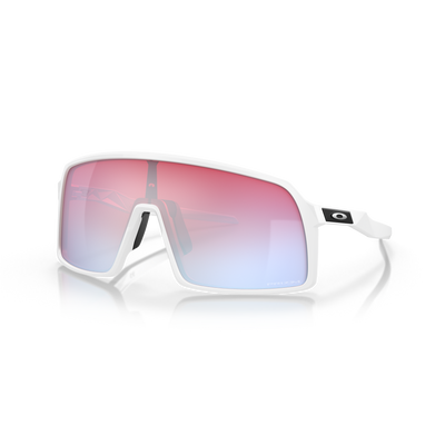 Oakley Sutro Prizm Snow Sapphire Lenses Polished White Frame - Cyclop.in