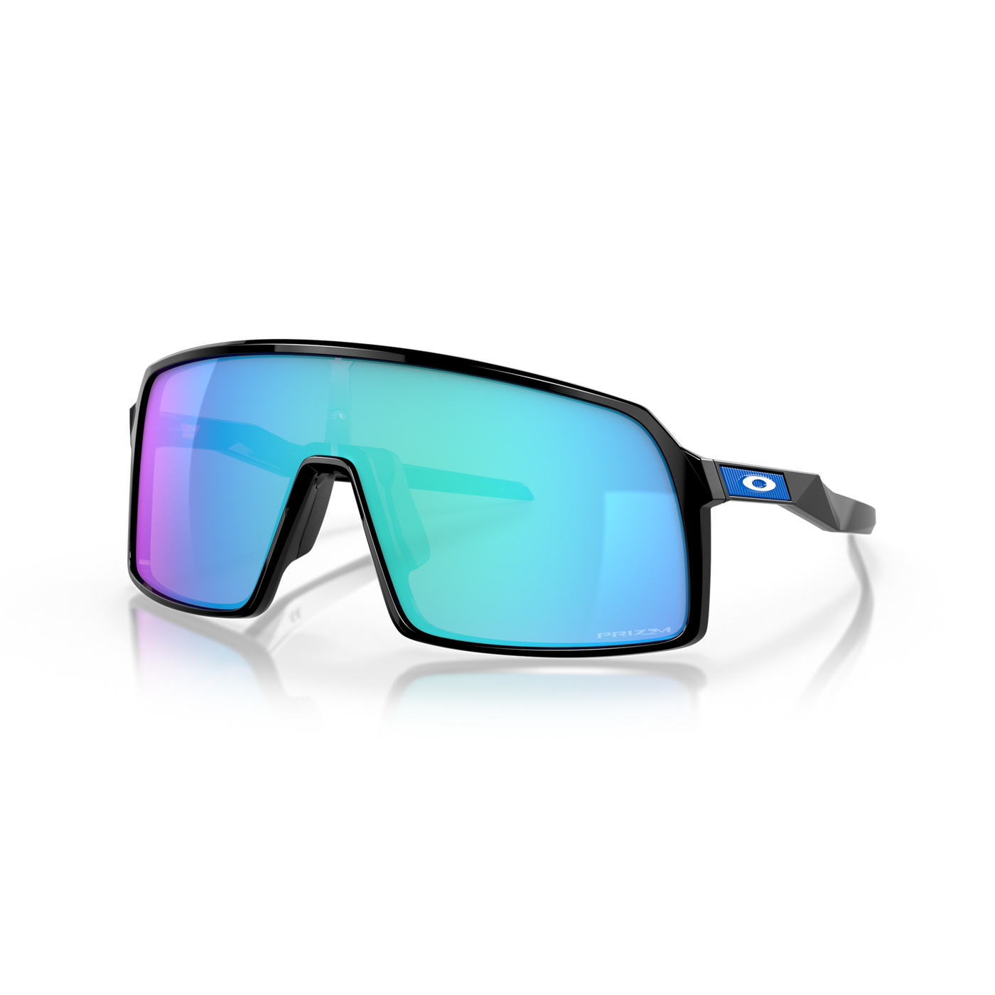 Oakley Sutro Prizm Sapphire Lenses Polished Black Frame - Cyclop.in