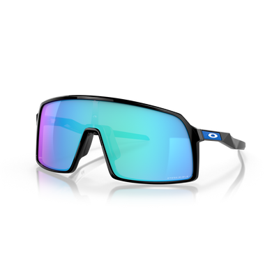 Oakley Sutro Prizm Sapphire Lenses Polished Black Frame - Cyclop.in