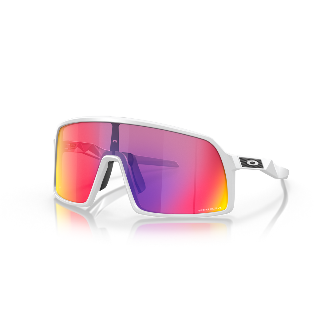 Buy Oakley Sutro S Prizm Road Lenses Matte White Frame | Cyclop.in