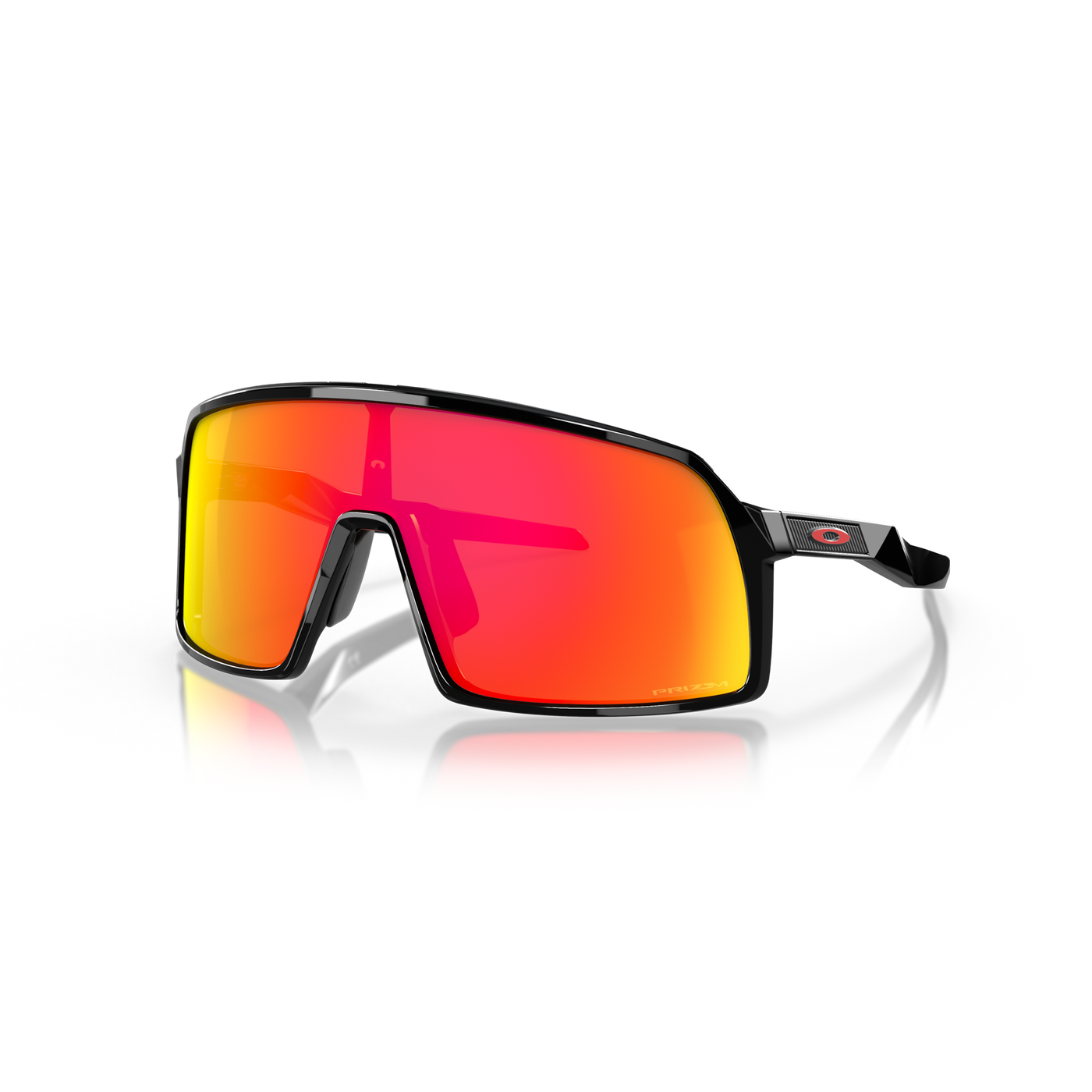 Oakley Sutro S Prizm Ruby Lenses Polished Black Frame - Cyclop.in