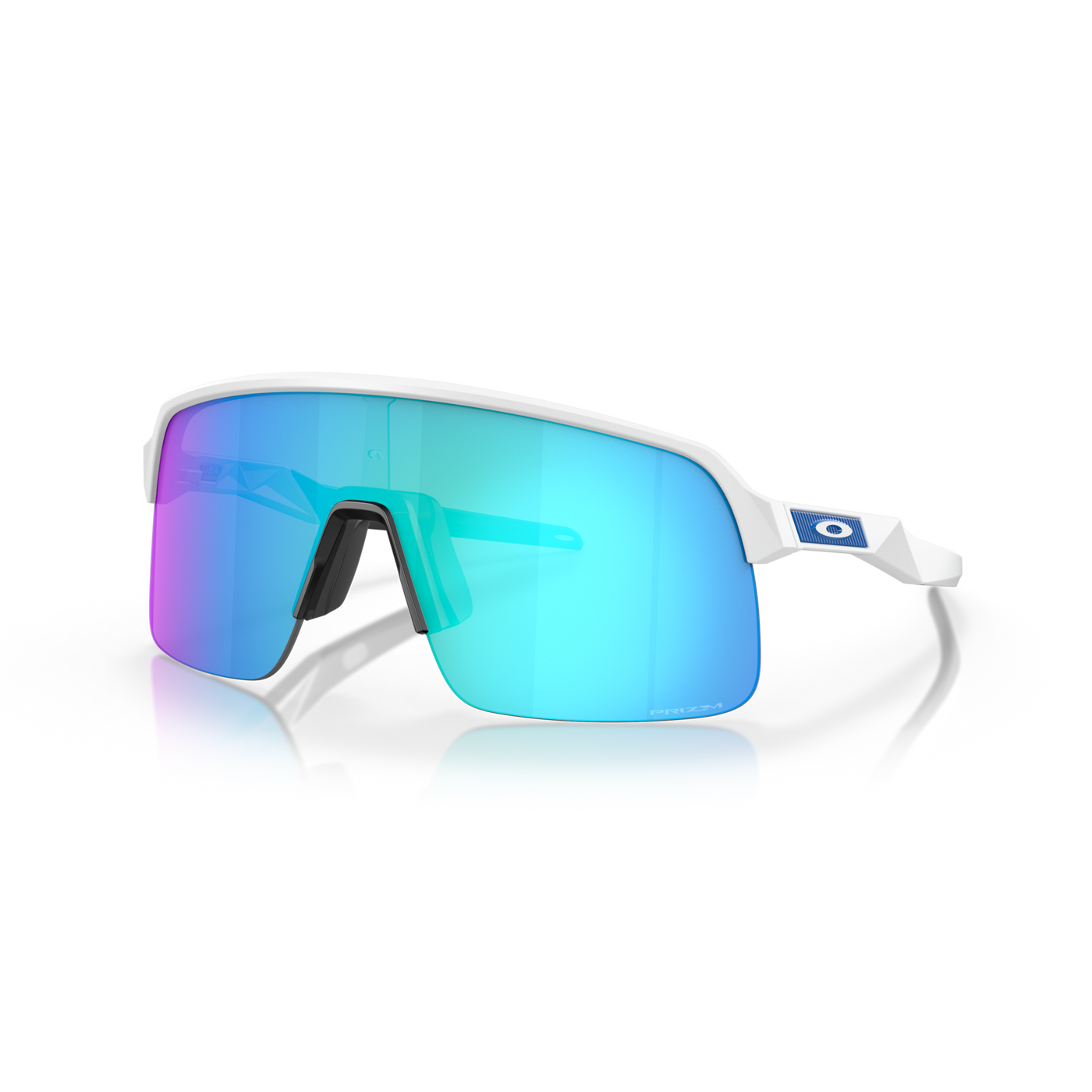 Oakley Sutro Lite Prizm Sapphire Lenses Matte White Frame - Cyclop.in