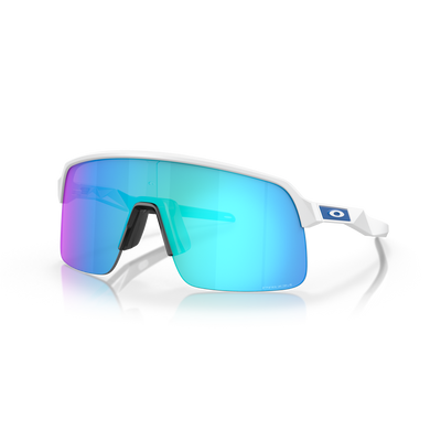 Oakley Sutro Lite Prizm Sapphire Lenses Matte White Frame - Cyclop.in