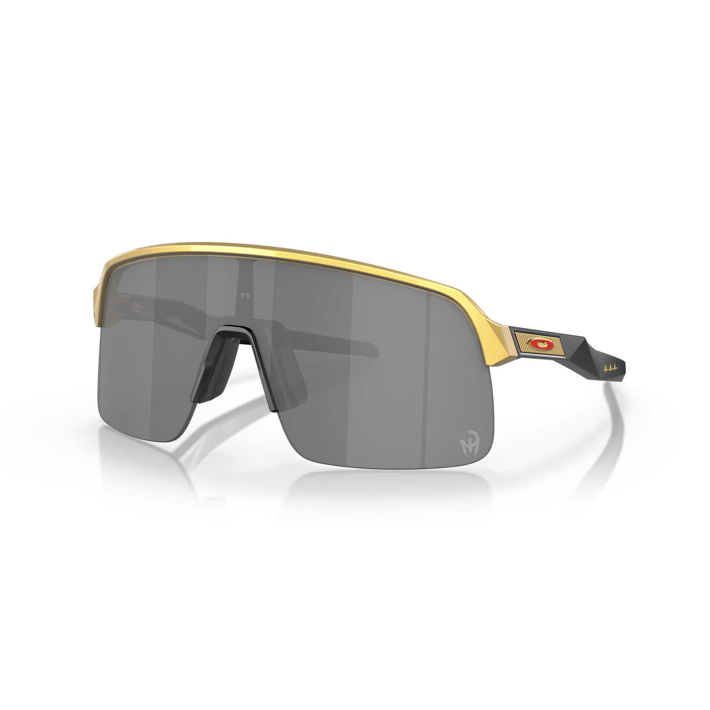 Oakley Sutro Lite Prizm Black Lenses Olympic Gold Frame - Cyclop.in