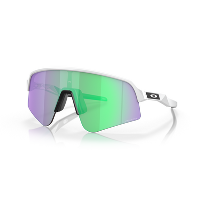 Oakley Sutro Lite Sweep Prizm Road Jade Lenses Matte White Frame - Cyclop.in