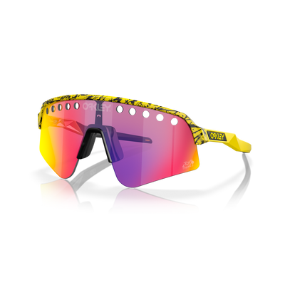 Oakley Sutro Lite Sweep Prizm Road Lenses TDF Splatter Frame - Cyclop.in