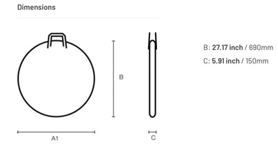 B&W Double Wheel Bag - Cyclop.in