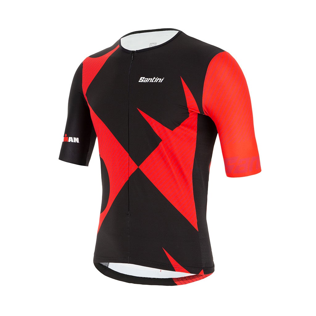 Santini Ironman Cupio Tri Jersey - Red - Cyclop.in