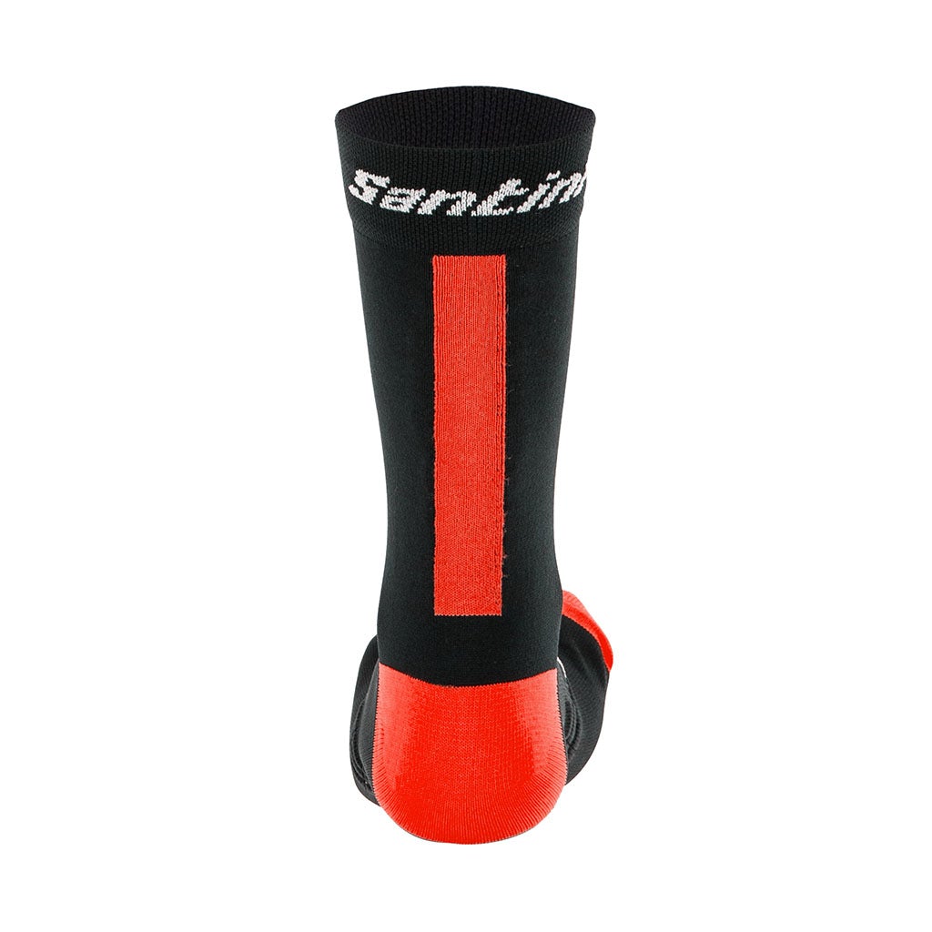 Sanitni Ironman VIS Socks - Red - Cyclop.in