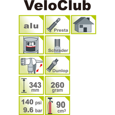 Icetoolz VeloClub High Pressure Alu Mini Pump - Cyclop.in