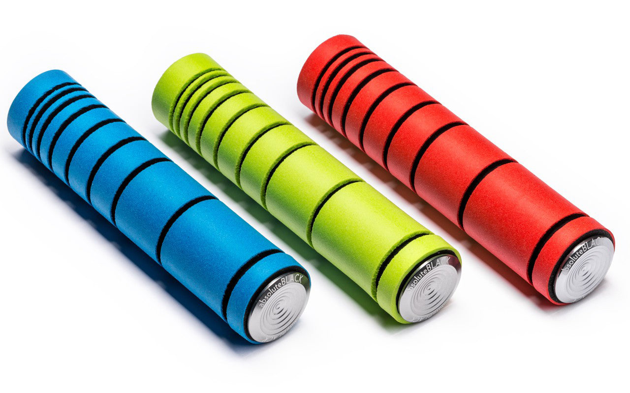 Absolute-MTB-Silicone-Grip-(With-Bar-Plugs)-Black - Cyclop.in