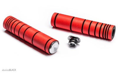 Absolute MTB Silicone Grip With Bar Plugs - Cyclop.in
