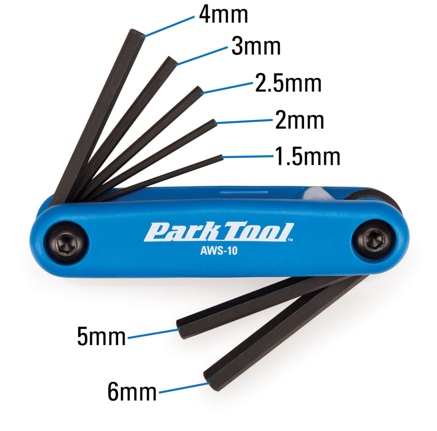 Park Tool Fold-up Hex Wrench Set - Cyclop.in