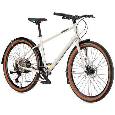 Kona Dew Deluxe Urban Bike - White - Cyclop.in