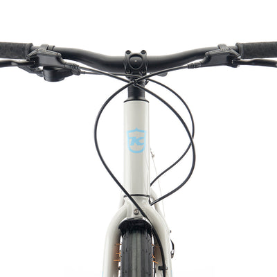 Kona Dew Deluxe Urban Bike - White - Cyclop.in