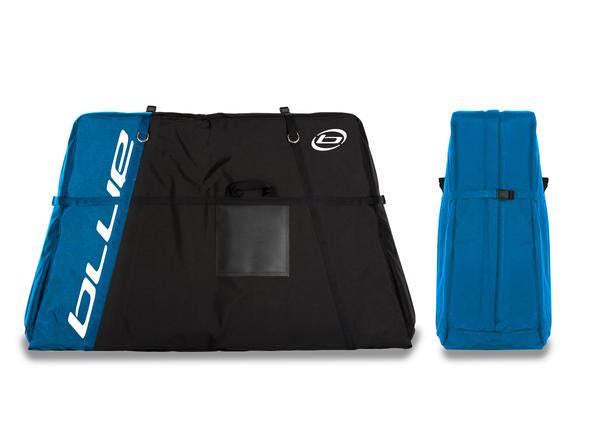 BLUE Bike Travel Case with Roller Wheels - Cyclop.in