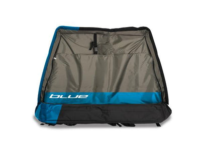 BLUE Bike Travel Case with Roller Wheels - Cyclop.in