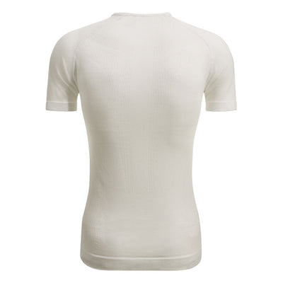 Santini Rete Short Sleeve Baselayer - White - Cyclop.in