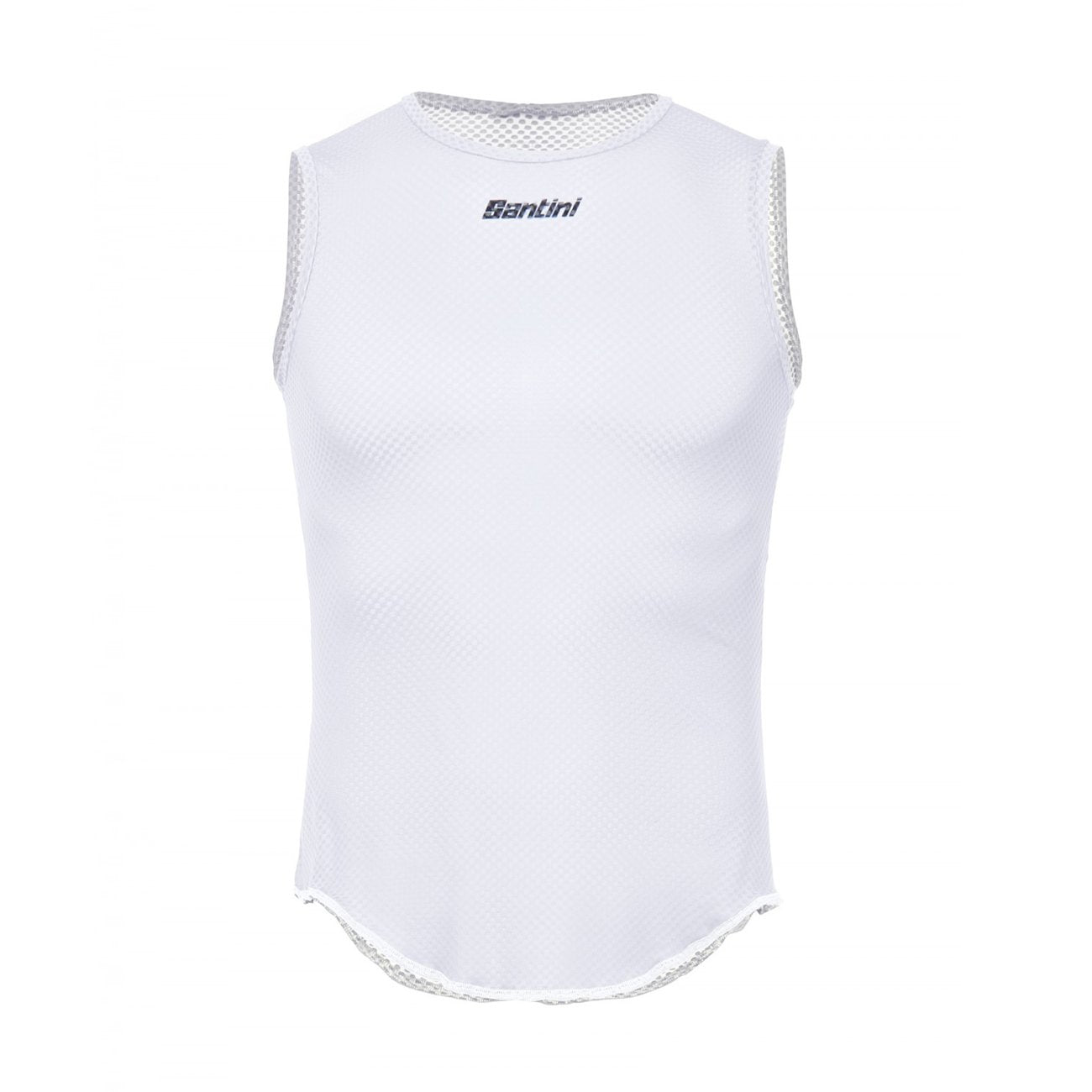 Santini Lieve Base Layer Sleveless (Men/White) - Cyclop.in