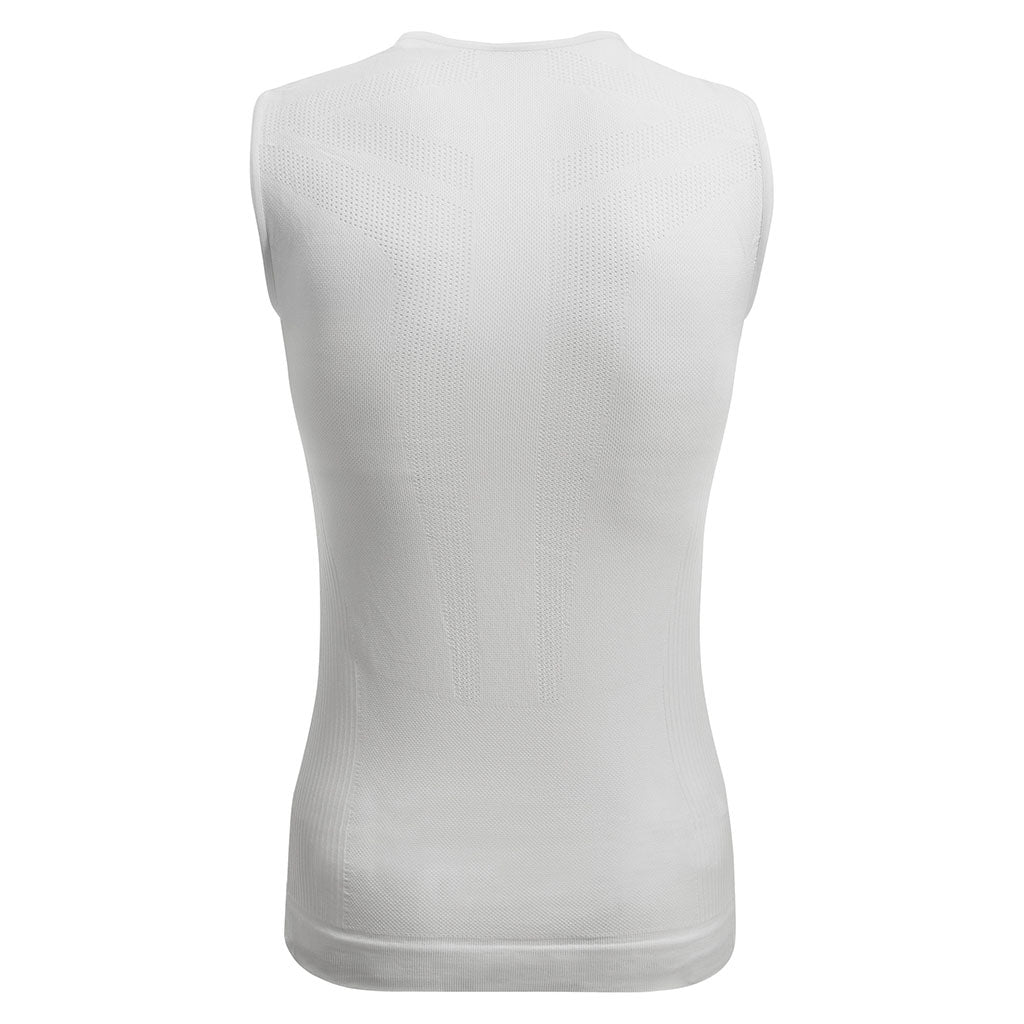 Santini Rete Sleeveless Baselayer - White - Cyclop.in