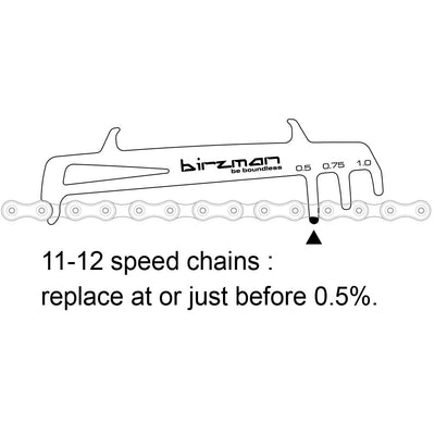 Birzman Chain Wear Indicator - 1-12 Speed - Cyclop.in