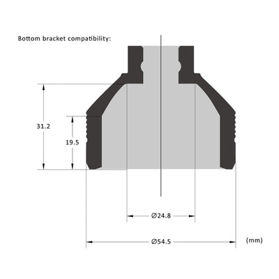 Birzman Bottom Bracket Socket For Shimano Hollowtech II - Cyclop.in