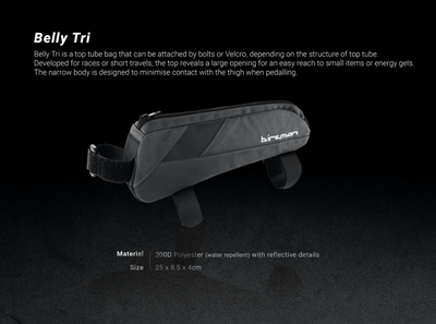 Birzman Belly Tri Top Tube Bag - Cyclop.in