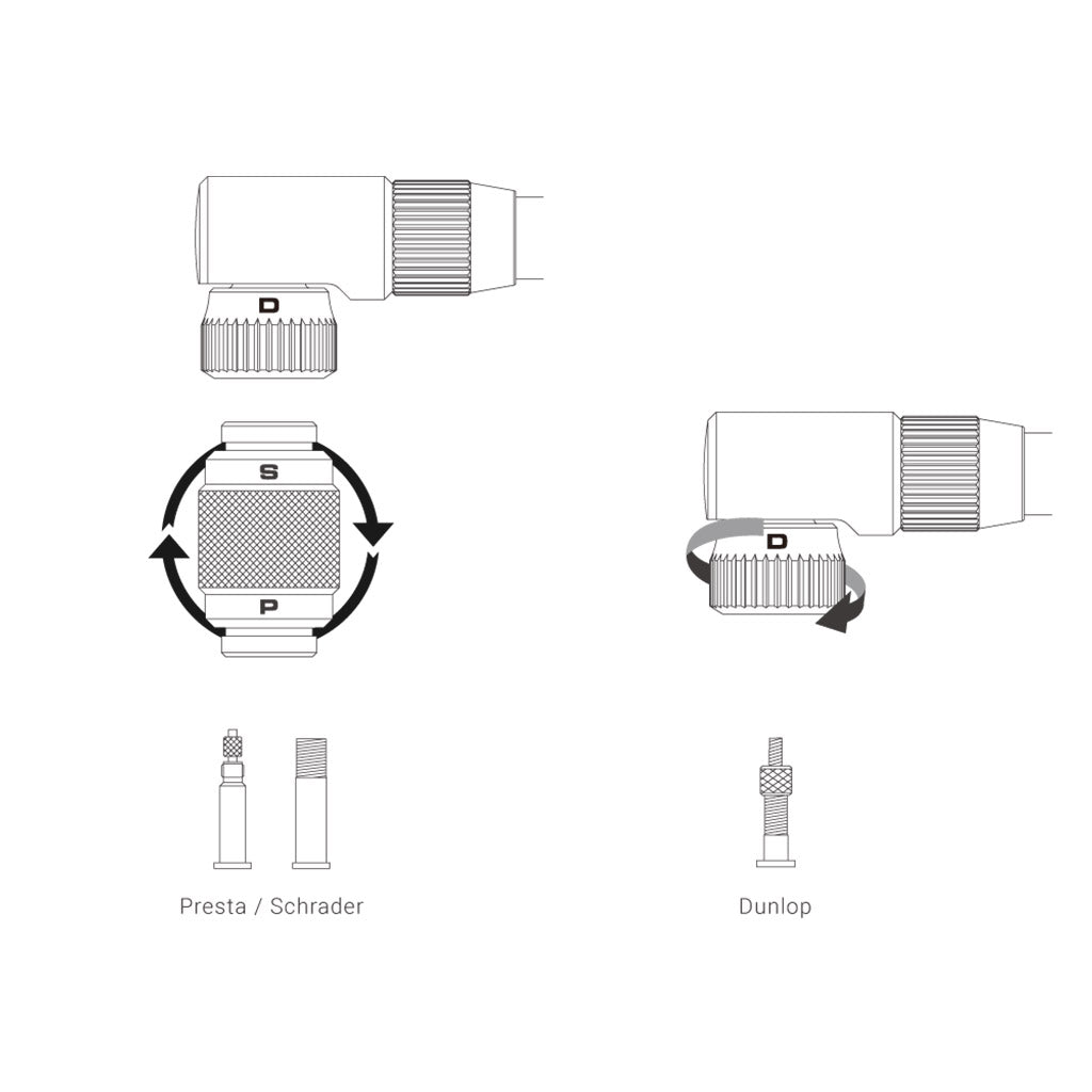 Birzman Helix Valve Head For Tiny Tanker Pump - Cyclop.in