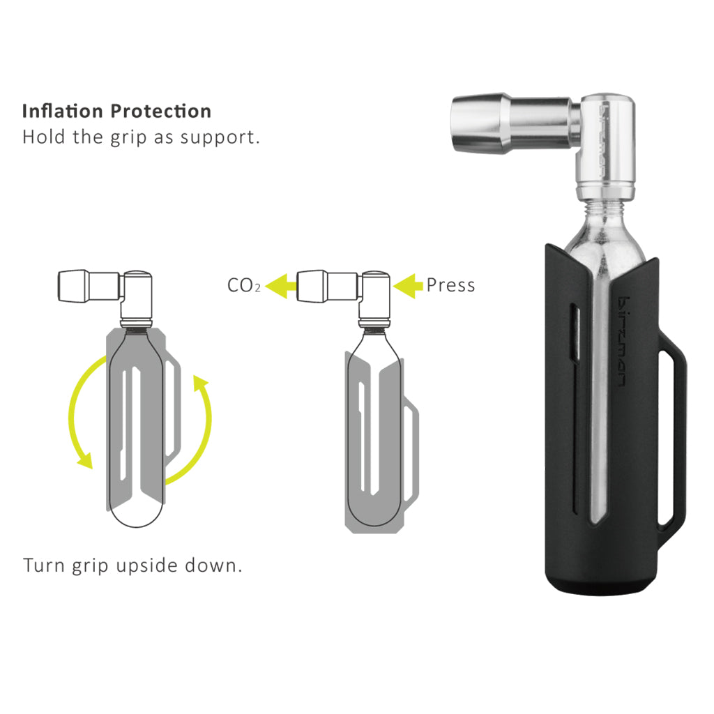 Birzman E-Grip Turn CO2 Inflator Set - Cyclop.in