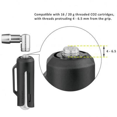 Birzman E-Grip Turn CO2 Inflator Set - Cyclop.in