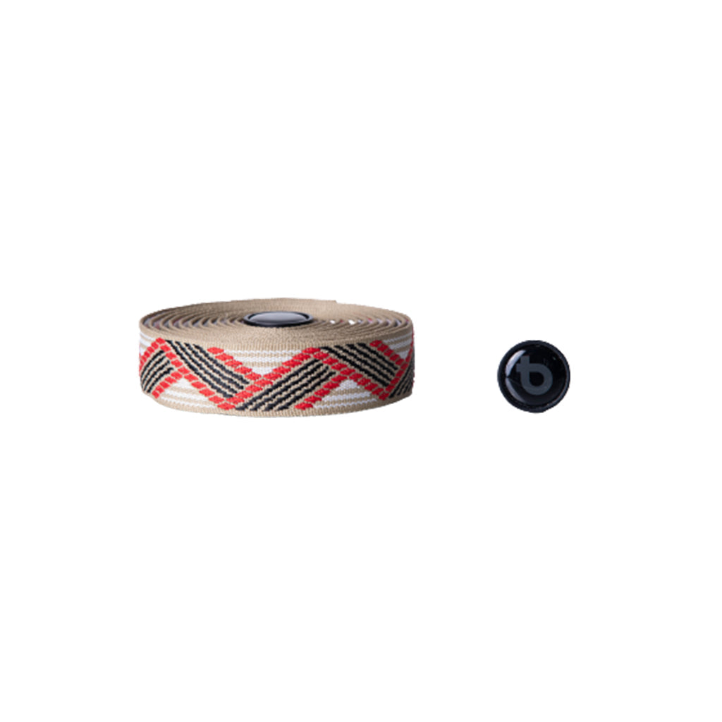 BTP Woven Bartape - Link Red/Black - Cyclop.in